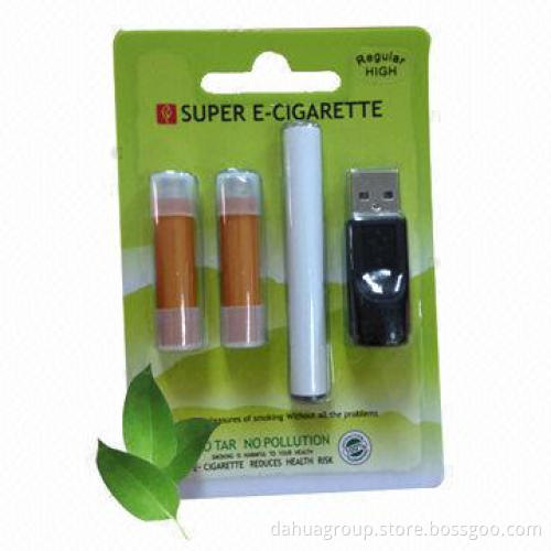 510 Disposable Cartomizer with Rechargeable Battery, Blister Card Packaging